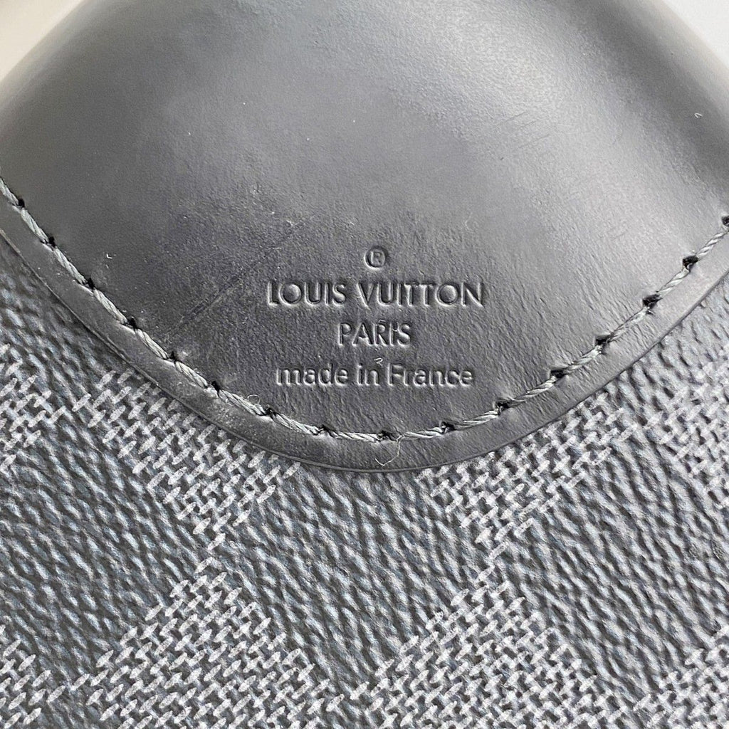 Louis Vuitton Travel Bag Damier Graphite Horizon 50 Black Gray — view 5