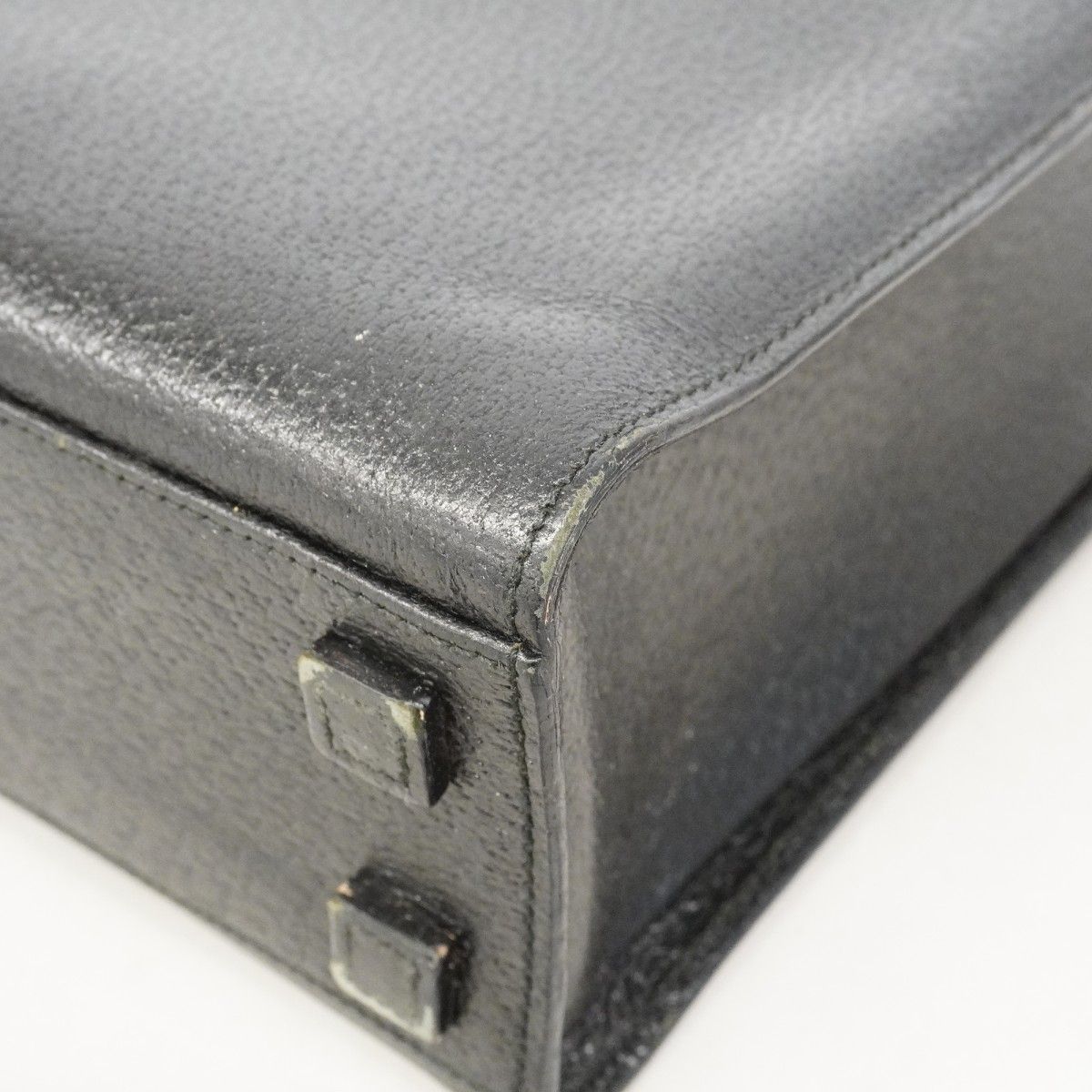 Gucci Handbag Bamboo 002 Leather Black Silver — view 7