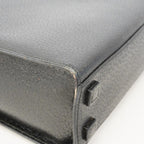 Gucci Handbag Bamboo 002 Leather Black Silver — view 6