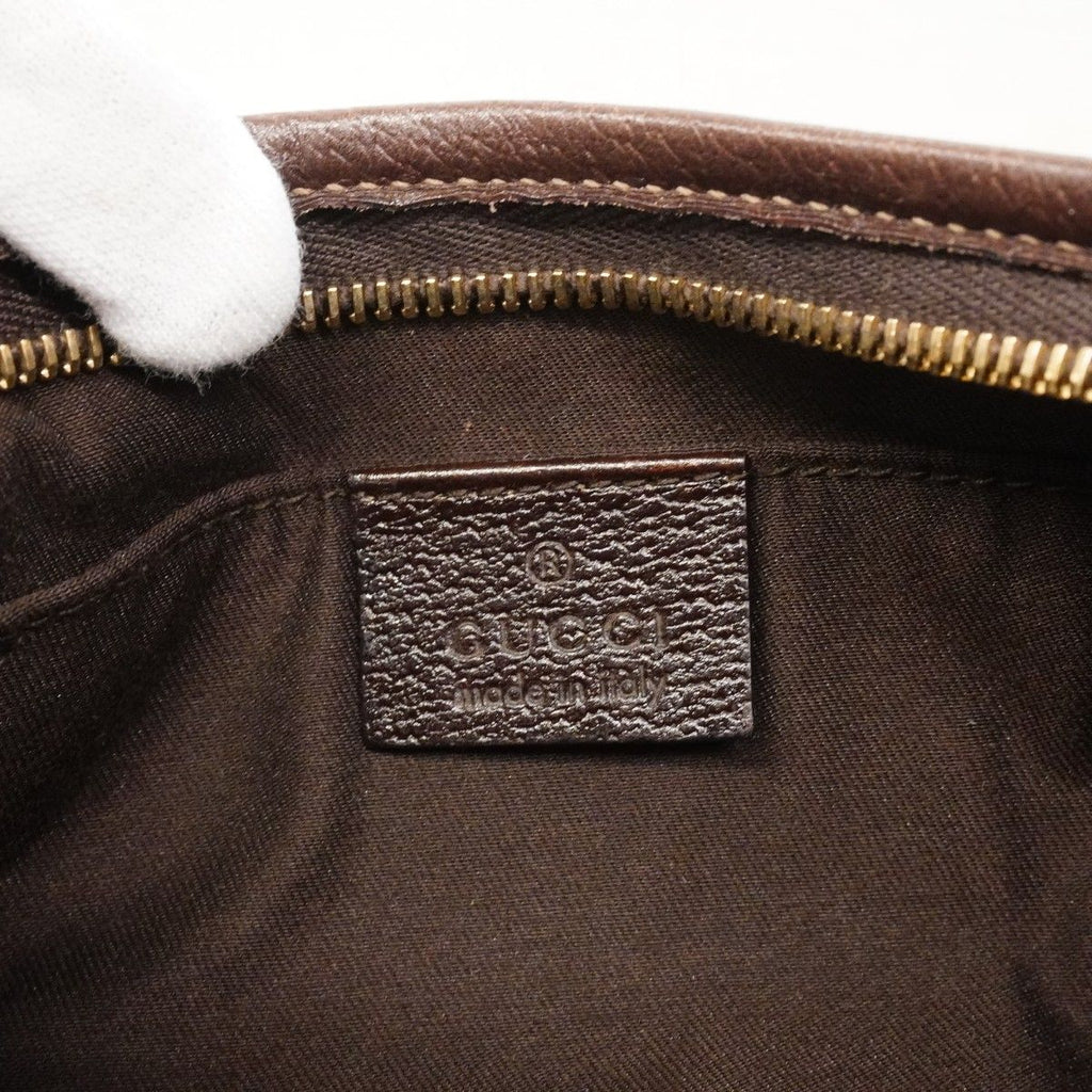 Gucci Handbag GG Canvas Brown Gold — view 5