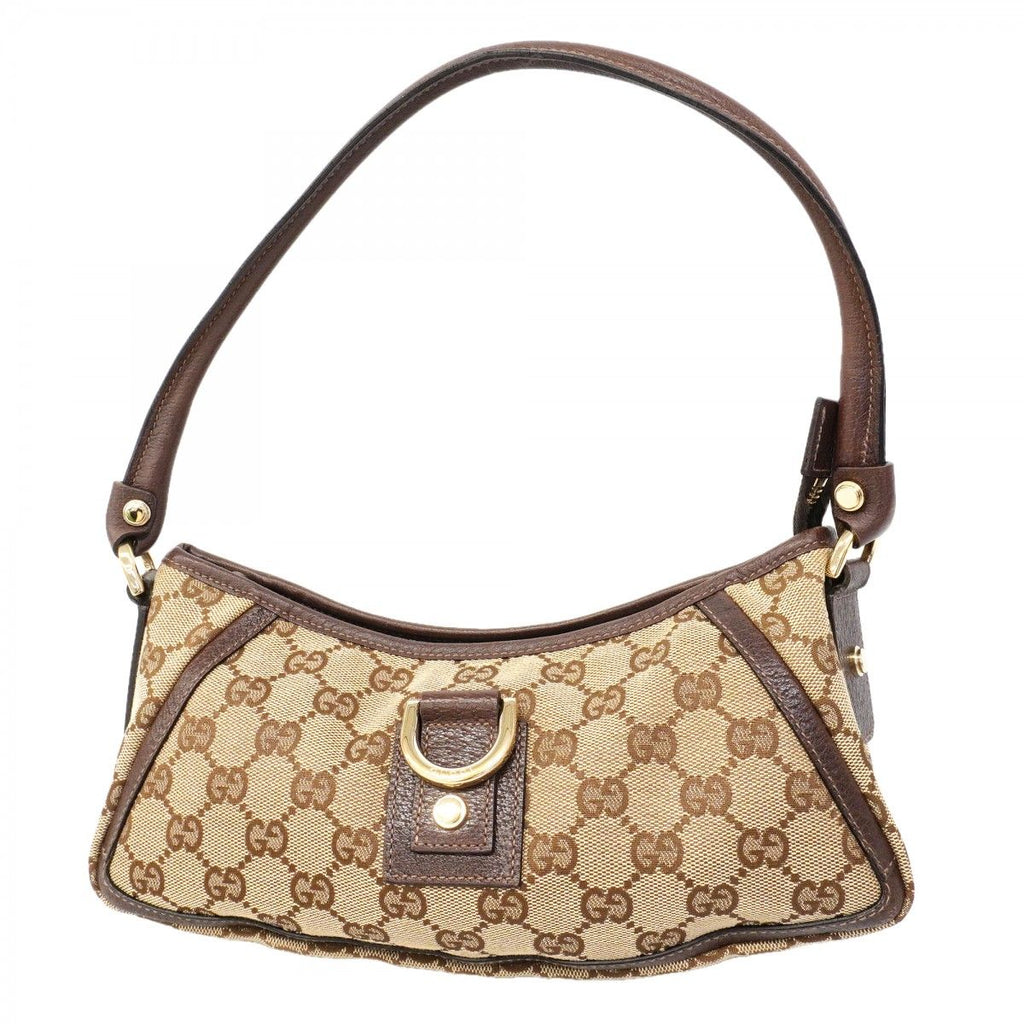 Gucci Handbag GG Canvas Brown Gold