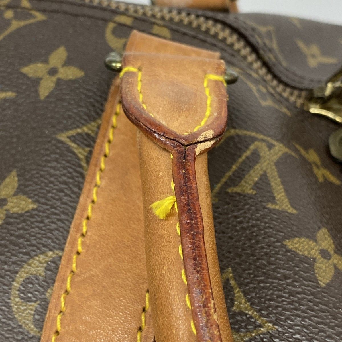 Louis Vuitton Boston Bag Monogram Keepall 50 Brown — view 9