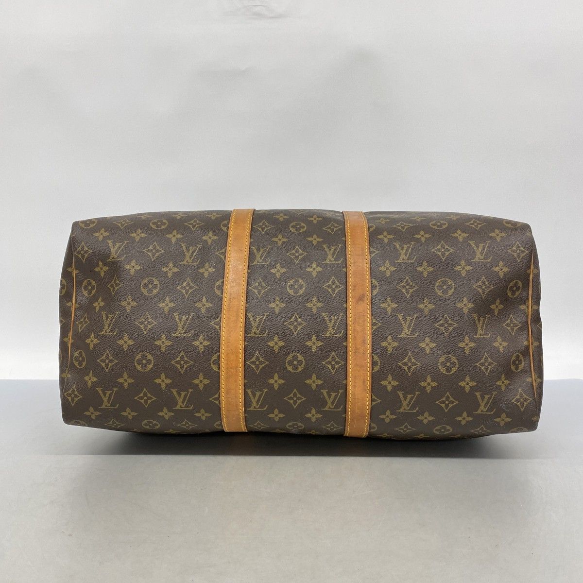 Louis Vuitton Boston Bag Monogram Keepall 50 Brown — view 3