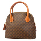 Celine Handbag Macadam Brown Gold