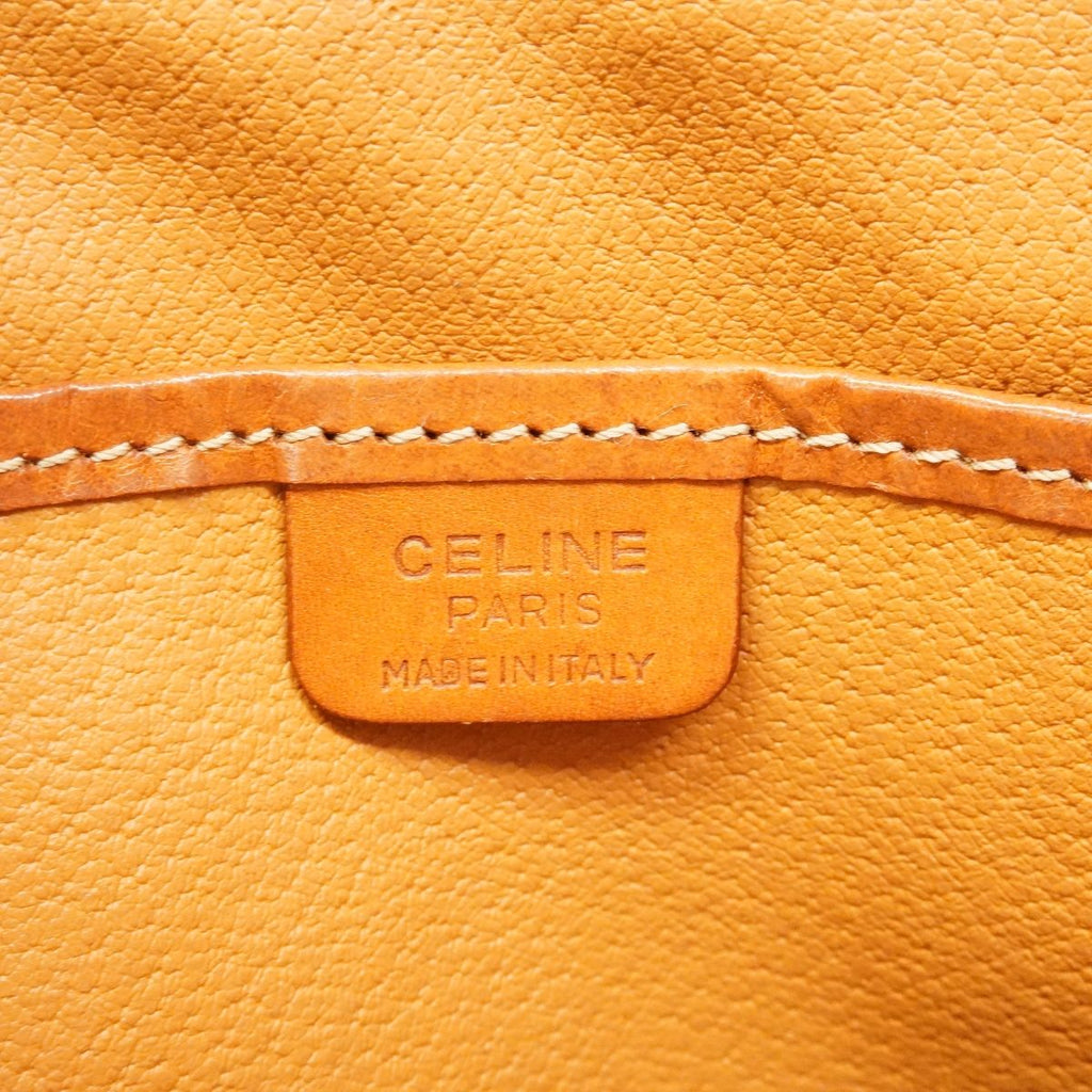 Celine Handbag Macadam Brown Gold — view 5