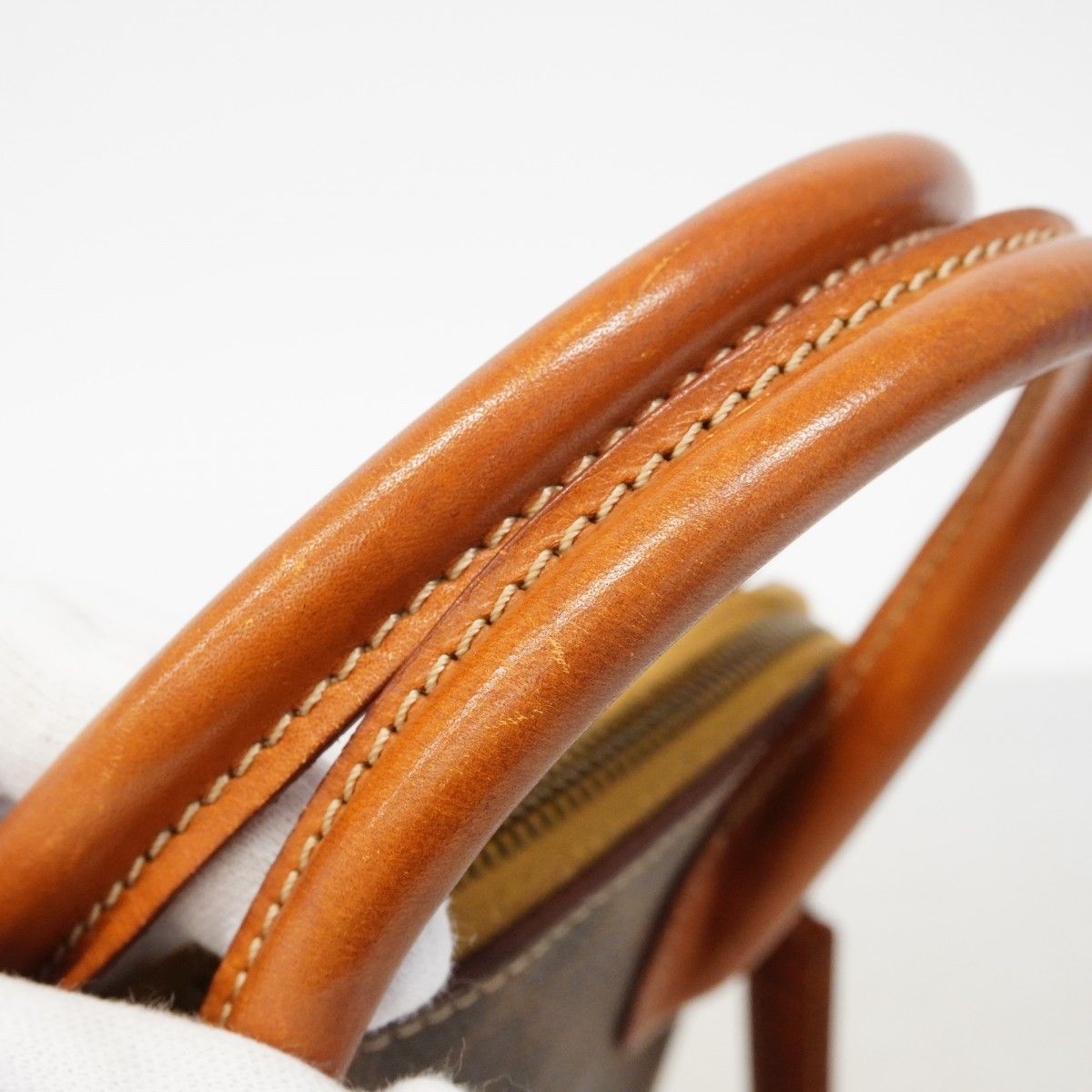 Celine Handbag Macadam Brown Gold — view 9