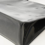 Chanel Tote Patent Leather Black Silver — view 8
