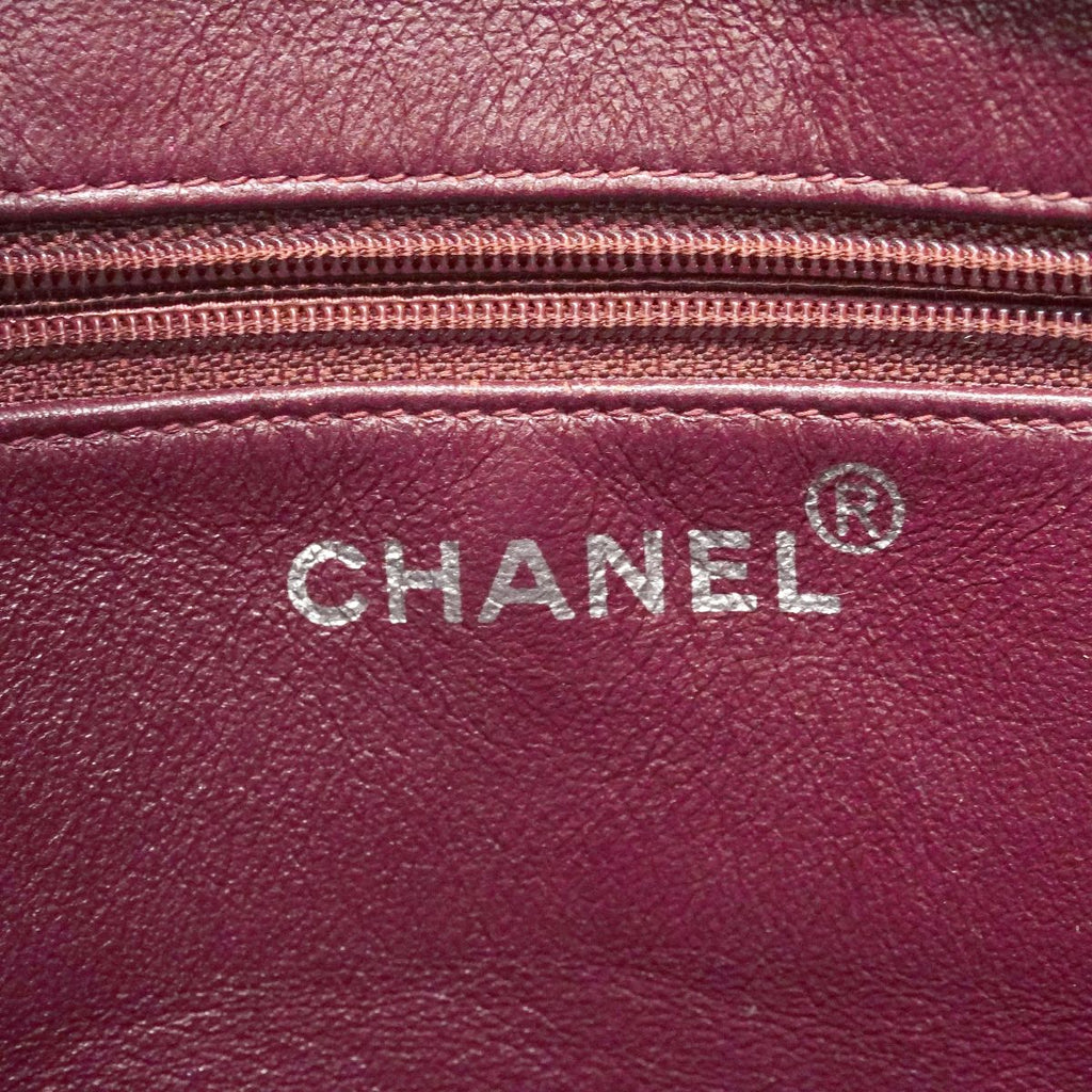 Chanel Tote Patent Leather Black Silver — view 5