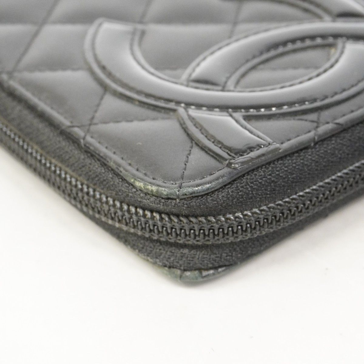 Chanel Wallet Cambon Lambskin Black Silver — view 6