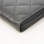 Chanel Wallet Cambon Lambskin Black Silver — view 5