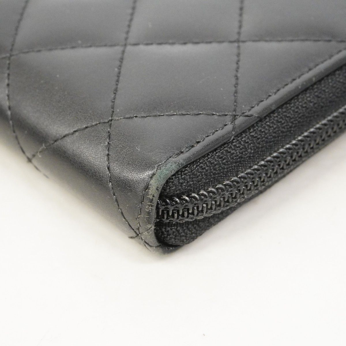 Chanel Wallet Cambon Lambskin Black Silver — view 5