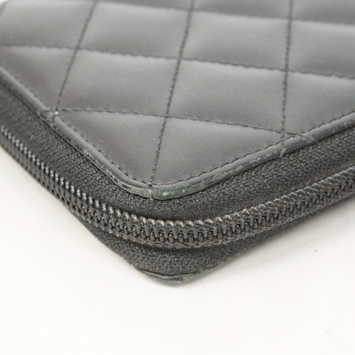 Chanel Wallet Cambon Lambskin Black Silver — view 7