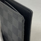 Louis Vuitton Wallet Damier Graphite Portefeuille Brazza Black — view 6