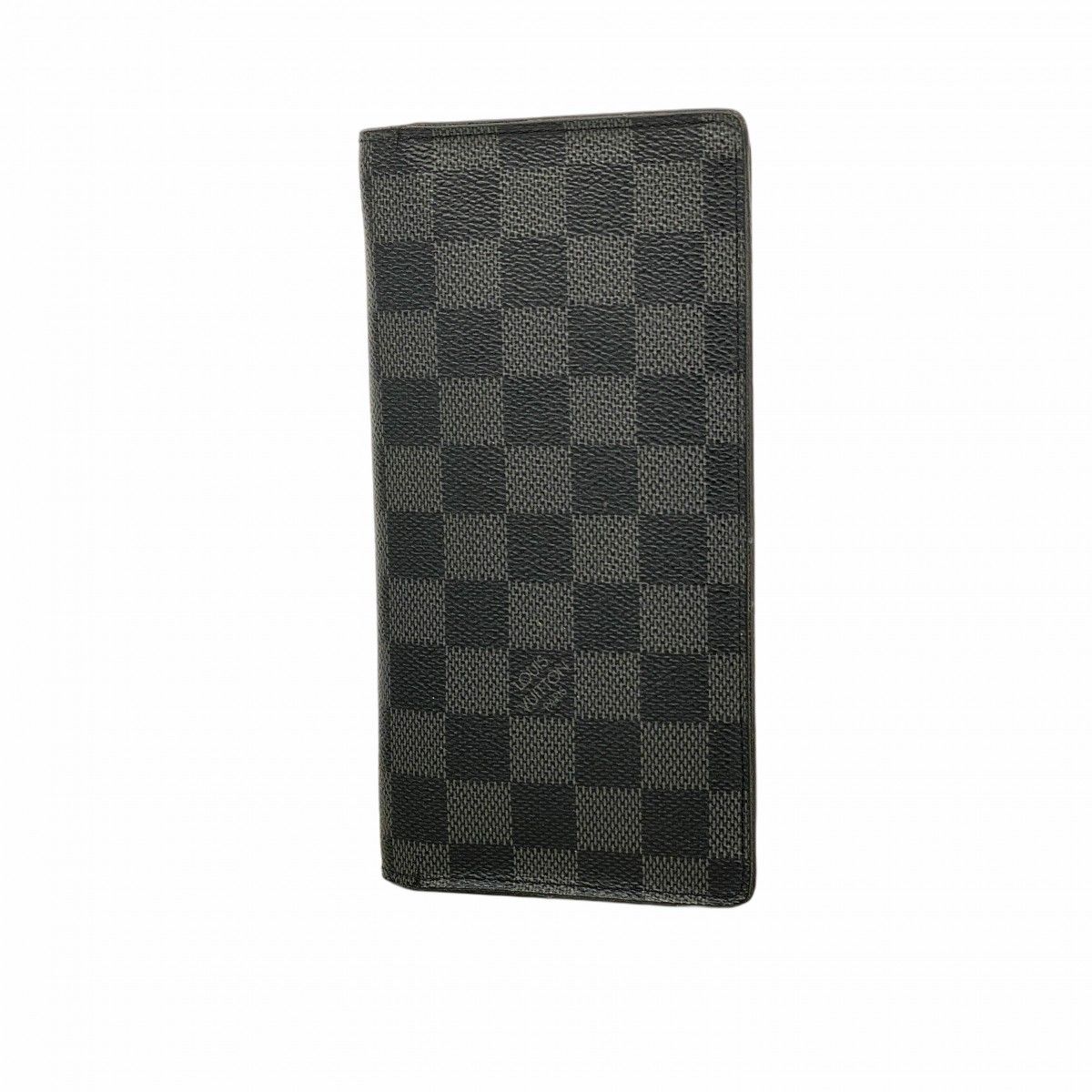 Louis Vuitton Wallet Damier Graphite Portefeuille Brazza Black