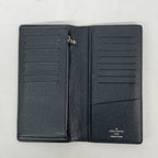 Louis Vuitton Wallet Damier Graphite Portefeuille Brazza Black — view 3