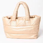 Chanel Coco Cocoon MM Tote Bag CC Logo Lambskin Gold — view 2