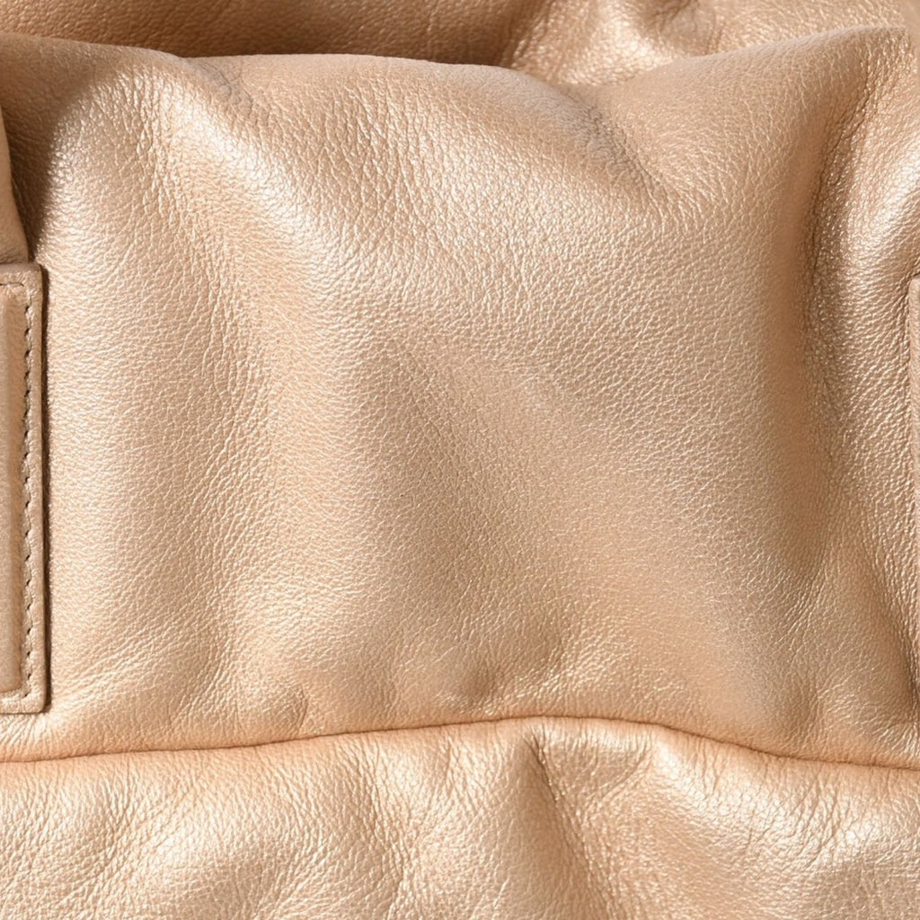 Chanel Coco Cocoon MM Tote Bag CC Logo Lambskin Gold — view 4