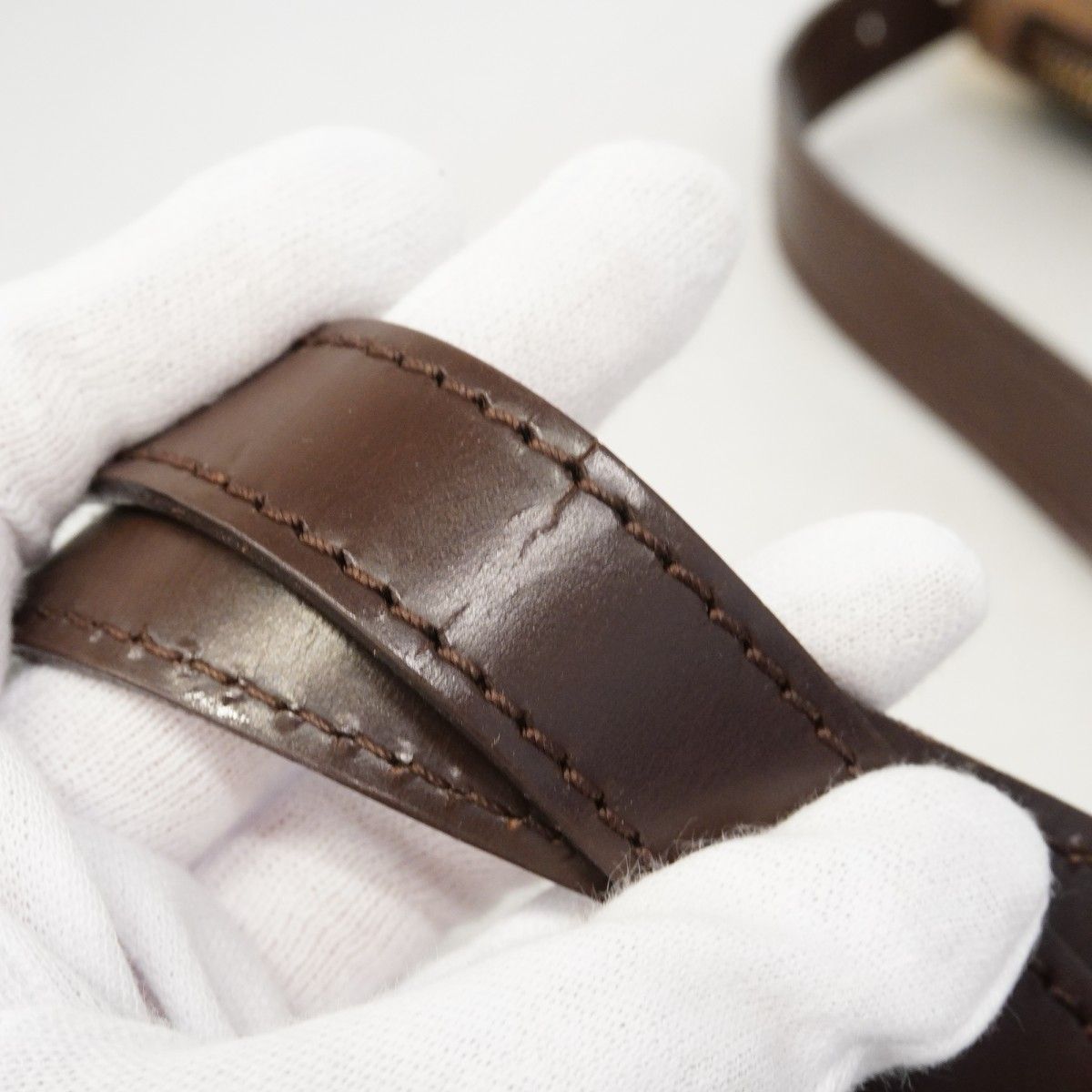Louis Vuitton Shoulder Bag Damier Ravello GM Ebene — view 9