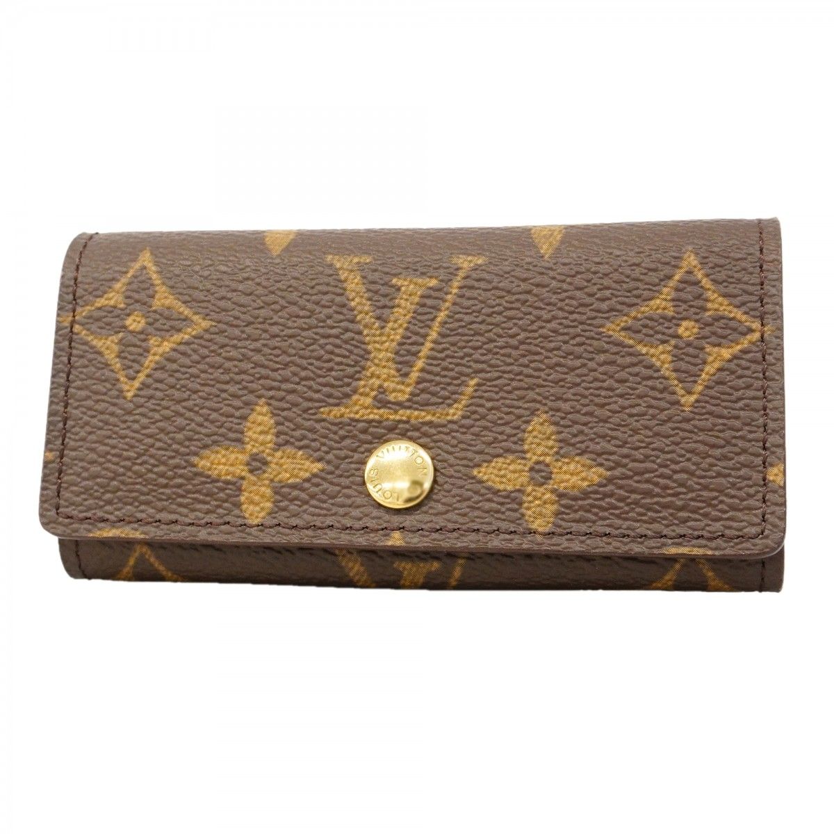 Louis Vuitton Key Case Monogram Multicles 4 Brown Key Holder