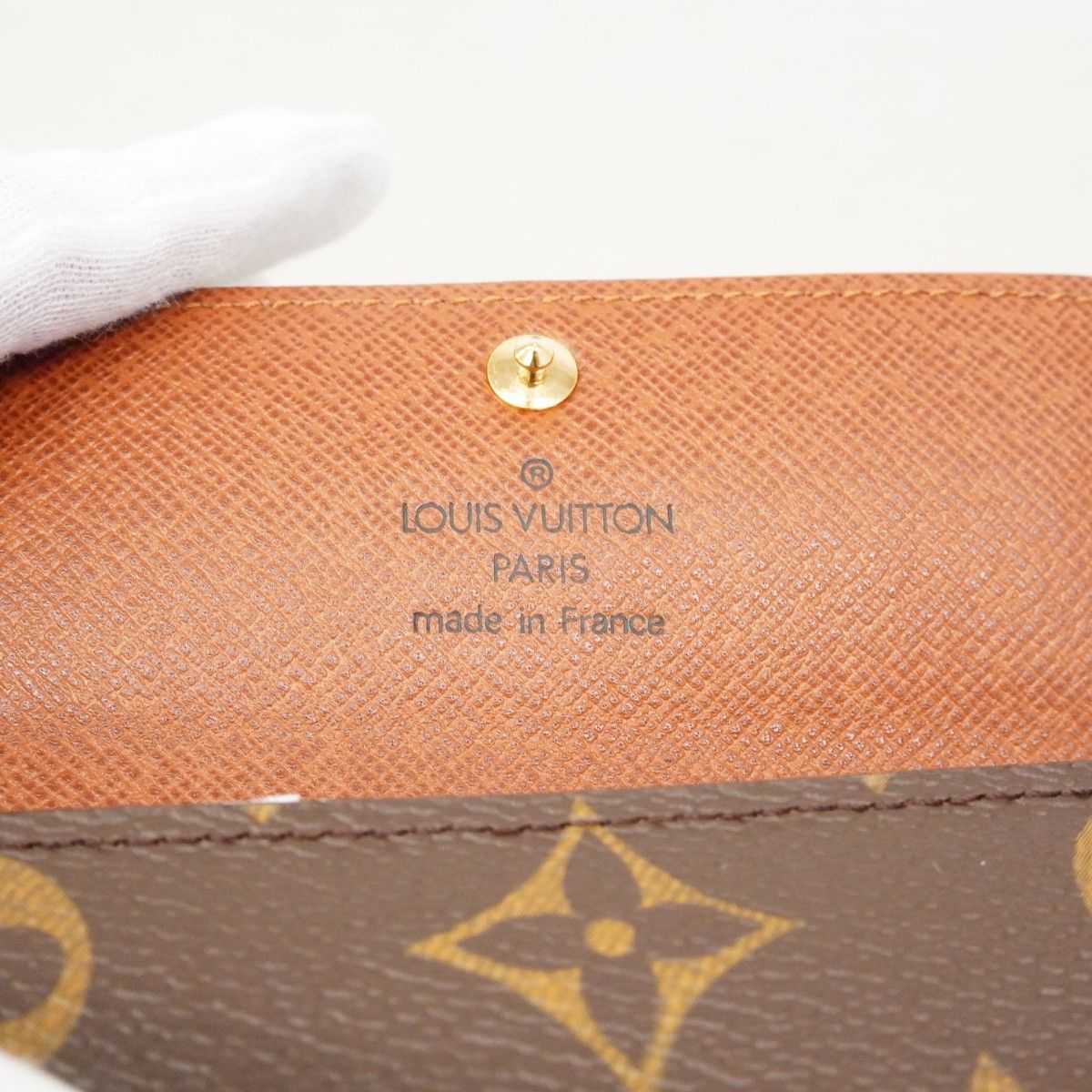 Louis Vuitton Key Case Monogram Multicles 4 Brown Key Holder — view 4