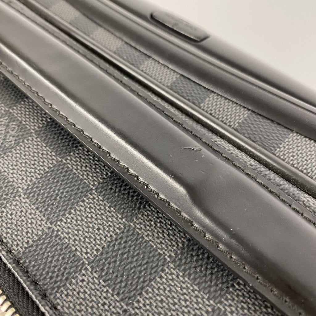 Louis Vuitton Travel Bag Damier Graphite Pegase 55 Business Black — view 8