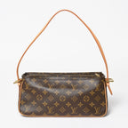 Louis Vuitton Viva-Cite MM Handbag Bag Monogram Brown Gold — view 2