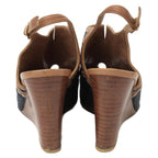Hermes Denim Leather Sandals — view 4