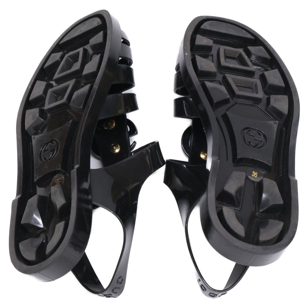Gucci GG Marmont Rubber Gurkha Sandals — view 7