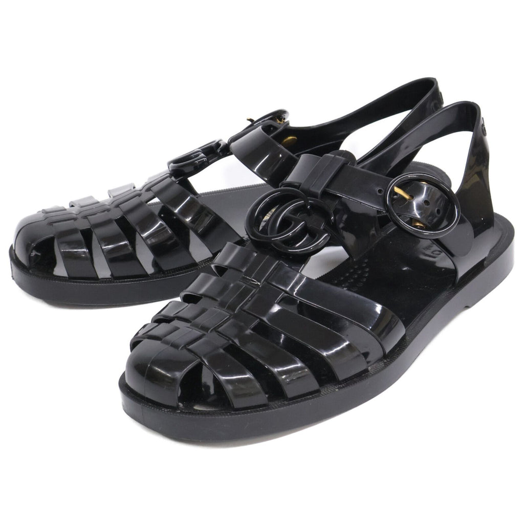 Gucci GG Marmont Rubber Gurkha Sandals