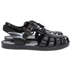 Gucci GG Marmont Rubber Gurkha Sandals — view 5