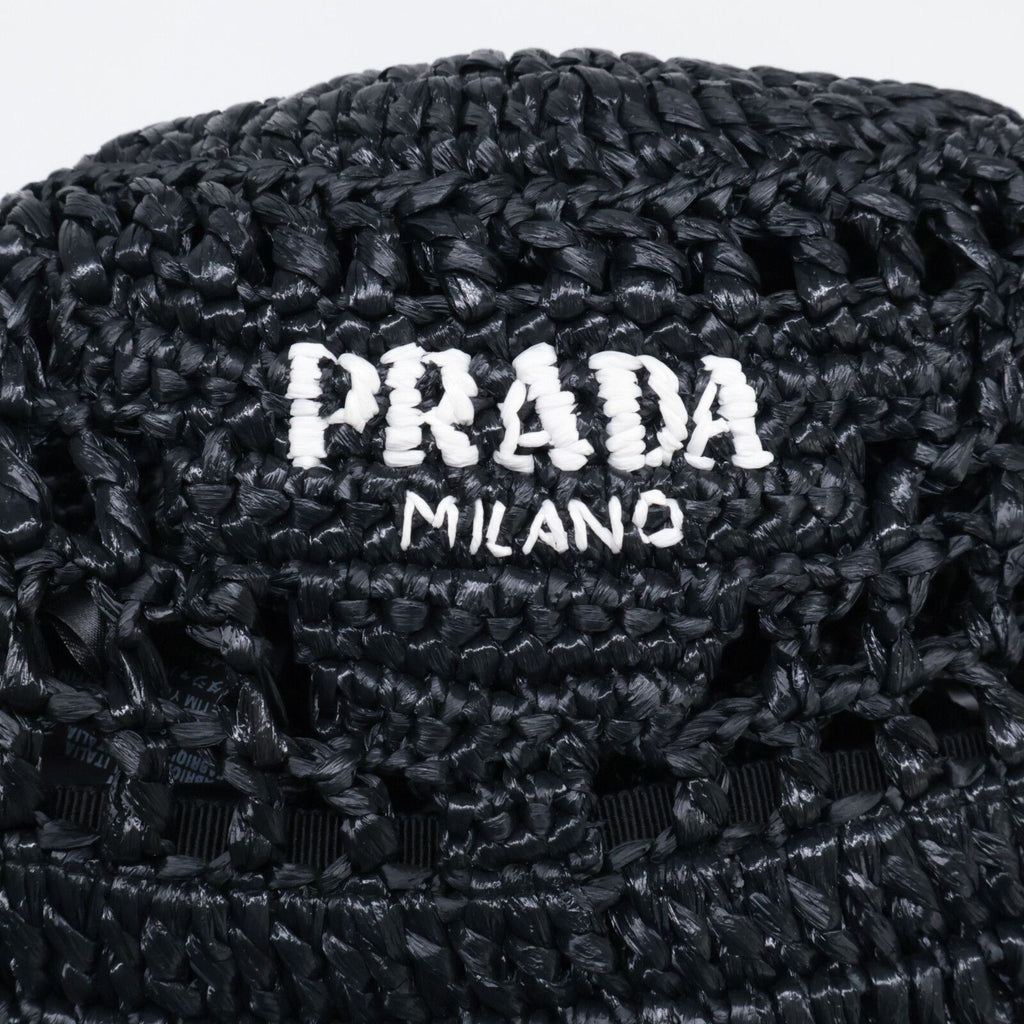 Prada Woven Fabric Bucket — view 6