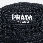 Prada Woven Fabric Bucket — view 6