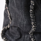 Chanel Chain Tote Bag Night Flight Embroidery CC Logo Denim — view 5