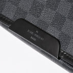 Louis Vuitton Daniel MM Shoulder Bag Damier Graphite Black Silver — view 7