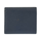 Loewe Trifold Wallet Navy Black Brown Leather Folded Compact — view 2