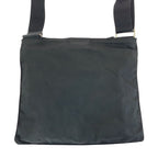 Prada Tessuto Black Silver Nylon Shoulder — view 2