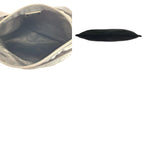 Prada Tessuto Black Silver Nylon Shoulder — view 9