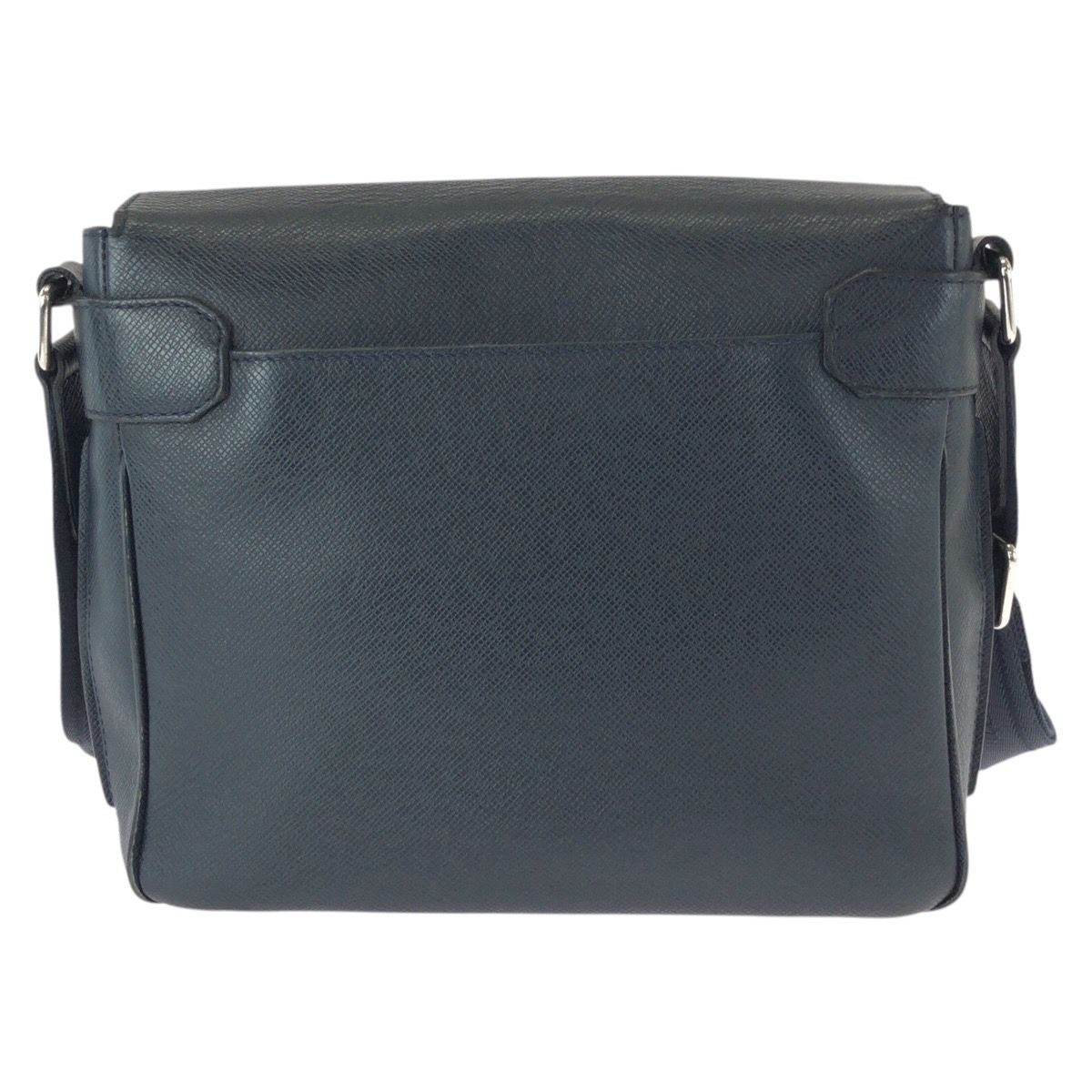 Louis Vuitton Taiga Roman PM Navy Silver Leather Shoulder — view 2