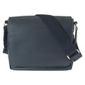 Louis Vuitton Taiga Roman PM Navy Silver Leather Shoulder