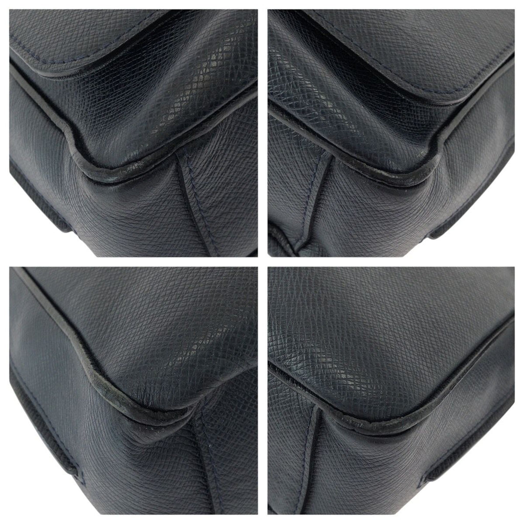Louis Vuitton Taiga Roman PM Navy Silver Leather Shoulder — view 3