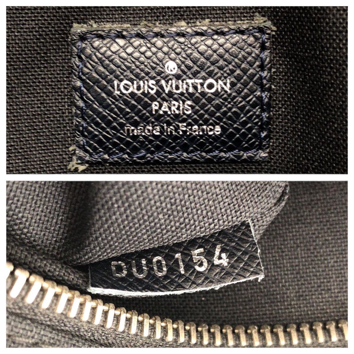 Louis Vuitton Taiga Roman PM Navy Silver Leather Shoulder — view 4