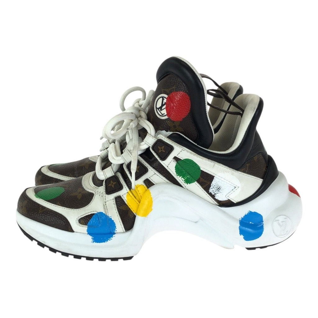 Louis Vuitton Arclight Line Yayoi Kusama 37 Multicolor Sneakers — view 3