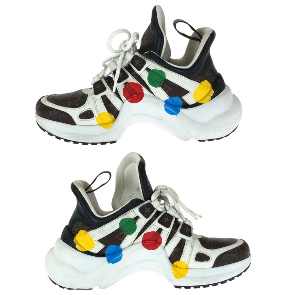 Louis Vuitton Arclight Line Yayoi Kusama 37 Multicolor Sneakers — view 5