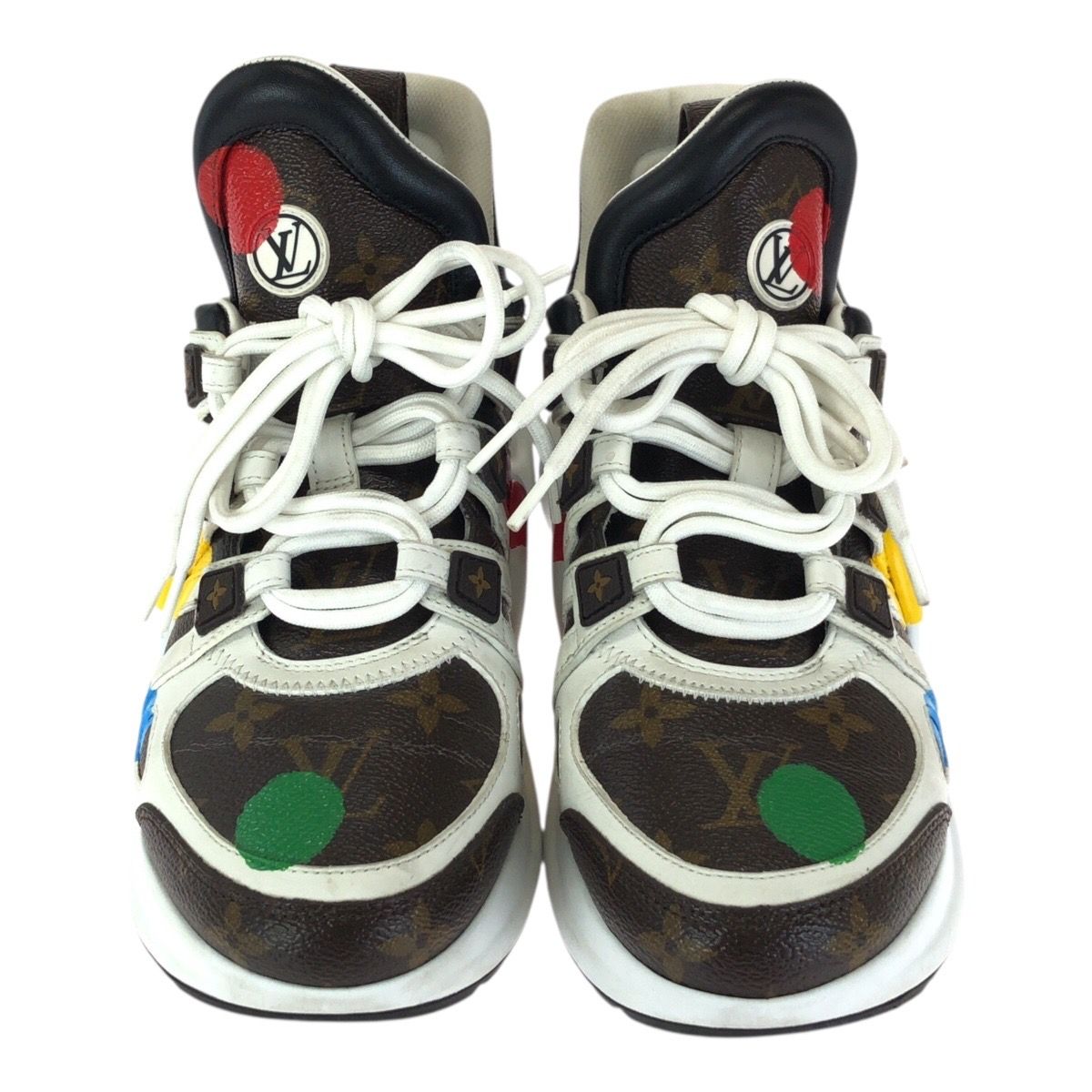 Louis Vuitton Arclight Line Yayoi Kusama 37 Multicolor Sneakers — view 2