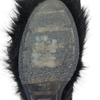 Chanel Fantasy 37 Black Silver Acrylic Polyester Boots — view 7