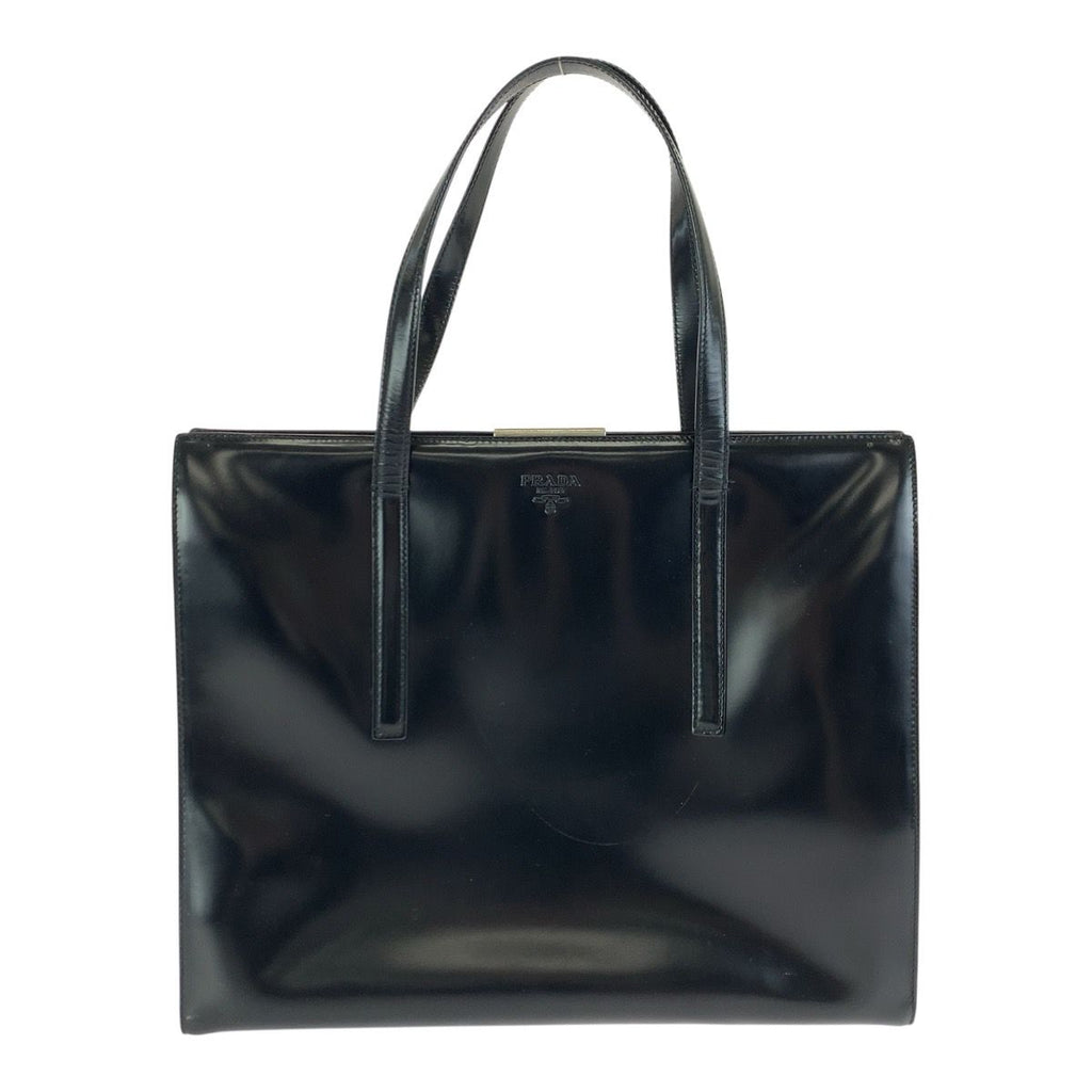 Prada Logo Tote Black
