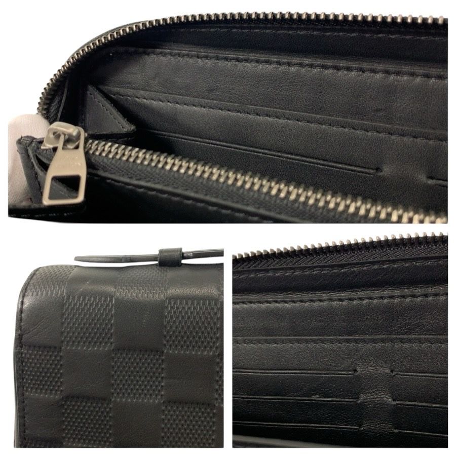 Louis Vuitton Damier Infini Zippy XL Onyx Black Wallet Organizer — view 8