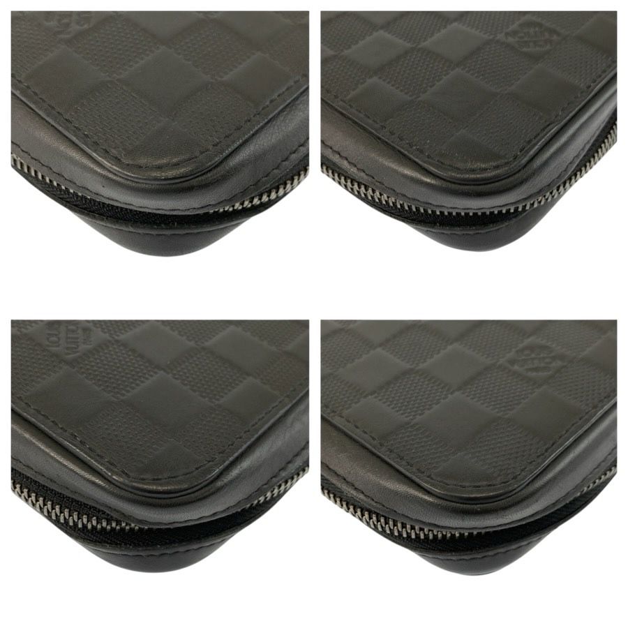 Louis Vuitton Damier Infini Zippy XL Onyx Black Wallet Organizer — view 6