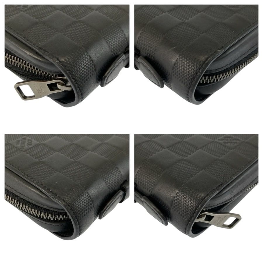 Louis Vuitton Damier Infini Zippy XL Onyx Black Wallet Organizer — view 7
