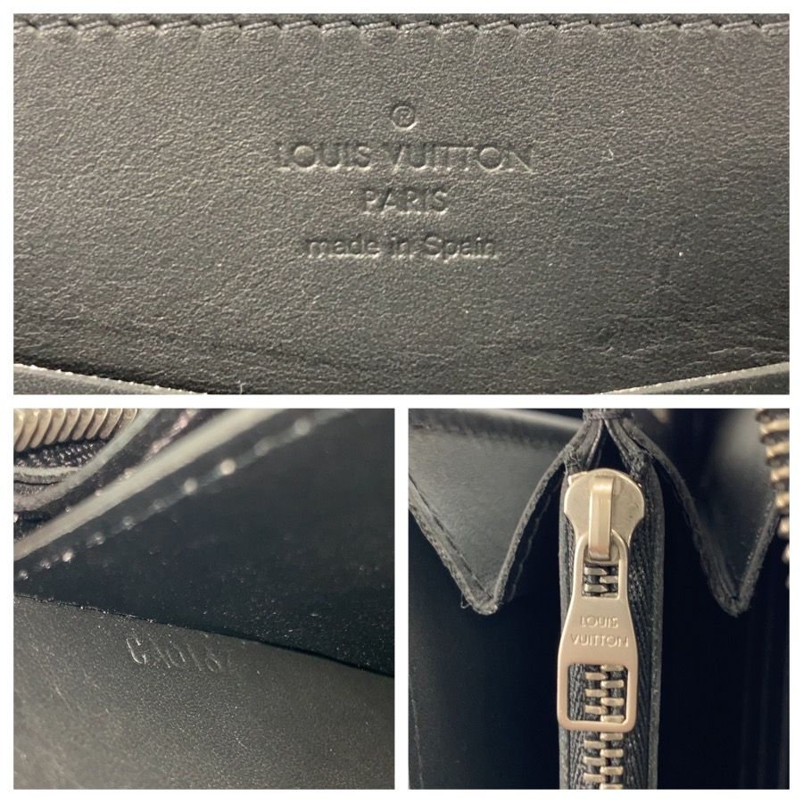 Louis Vuitton Damier Infini Zippy XL Onyx Black Wallet Organizer — view 3